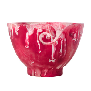 Ommi Handcrafted Resin Yarn Bowl, Knitting Resin Storage Bowl, Crochet Kit Organizer. (Pink)